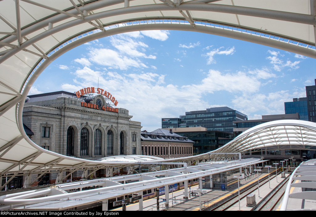 Futuristic and Old Fashioned at Denver Union Station
